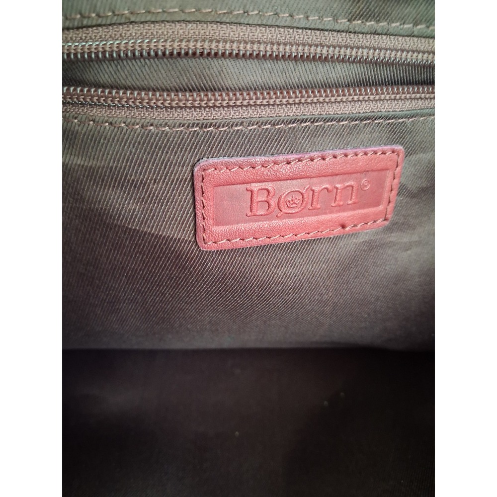 Born Genuine Soft Leather Midwood Tote Purse Womens Minimalist Casual Office Bag - Picture 14 of 16